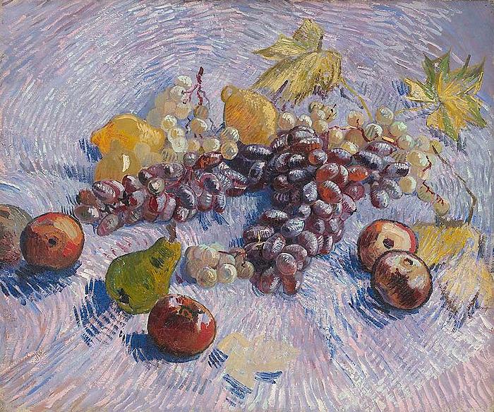 Vincent Van Gogh Grapes Lemons Pears and Apples